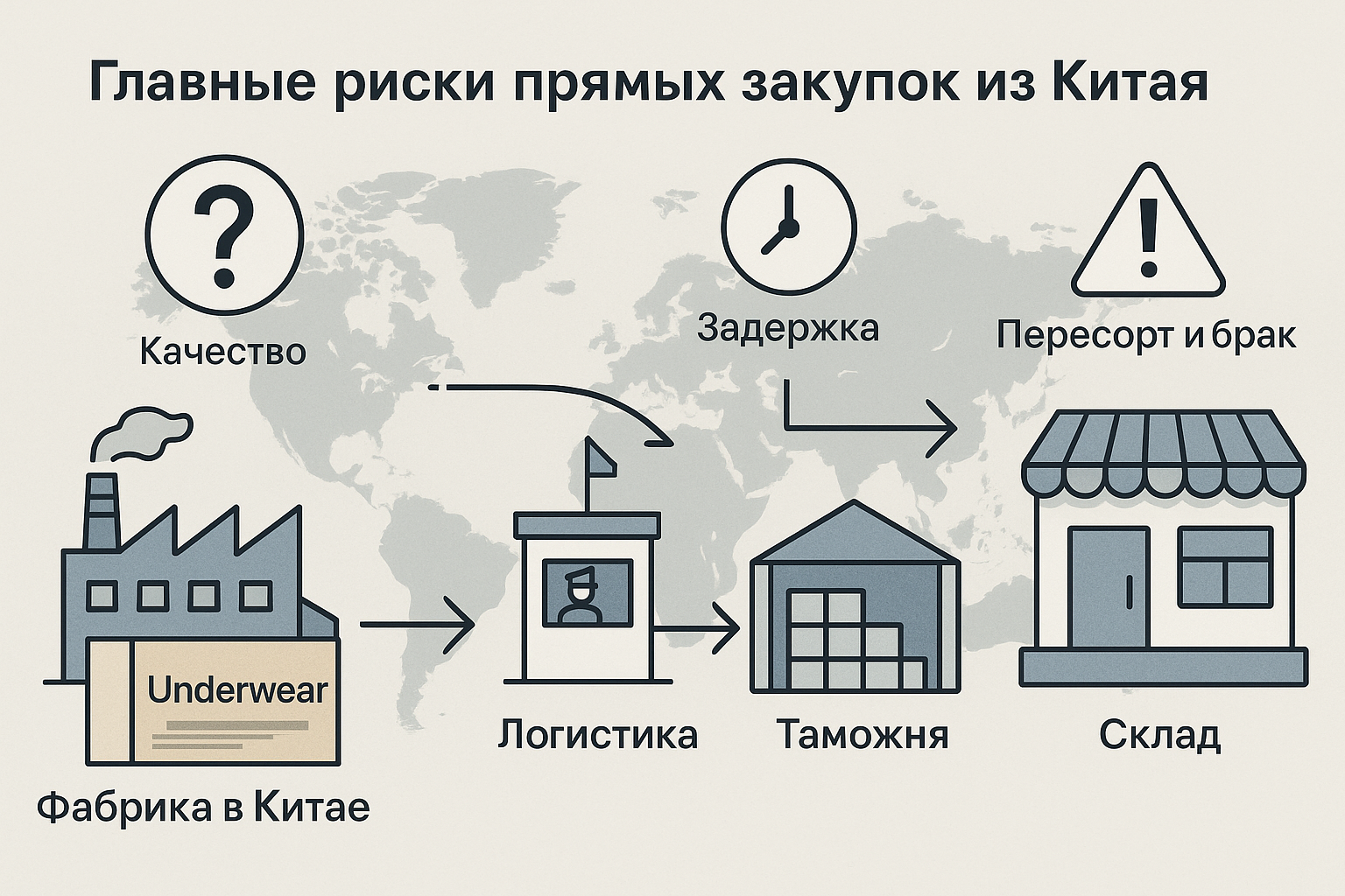 риски прямых закупок из Китая
