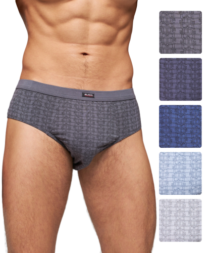 Трусы мужские слипы Black Project 7505 хлопок, эластан размеры 4XL, 5XL, 6XL