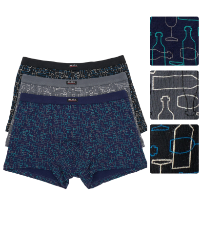 Трусы мужские боксеры Black Project 7997 (без вешалок) хлопок, эластан размеры 4XL, 5XL, 6XL