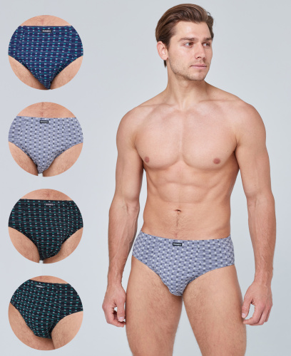 Трусы мужские слипы Rogers 508-56 хлопок, эластан размеры M, L, XL, 2XL