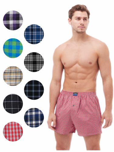 Трусы мужские боксеры семейные Rogers 5523 хлопок размеры M, L, XL, 2XL, 3XL, 4XL, 5XL