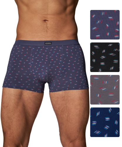 Трусы мужские боксеры Rogers 80279 хлопок, эластан размеры M, L, XL, 2XL