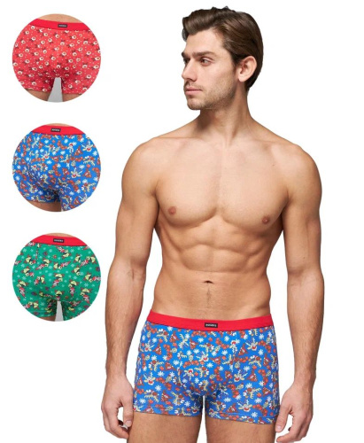 Трусы мужские боксеры Rogers 80441 хлопок, эластан размеры M, L, XL, 2XL, 3XL