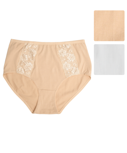 Трусы женские слипы Vanessa 6923 хлопок, эластан размеры XL, 2XL, 3XL