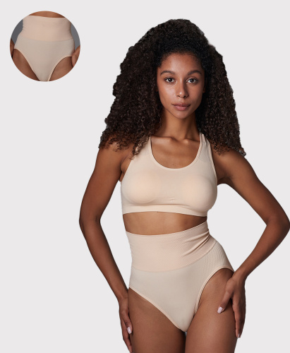 Трусы женские утягивающие Vanessa GBV-001 полиамид, эластан бежевый размеры M, L, XL