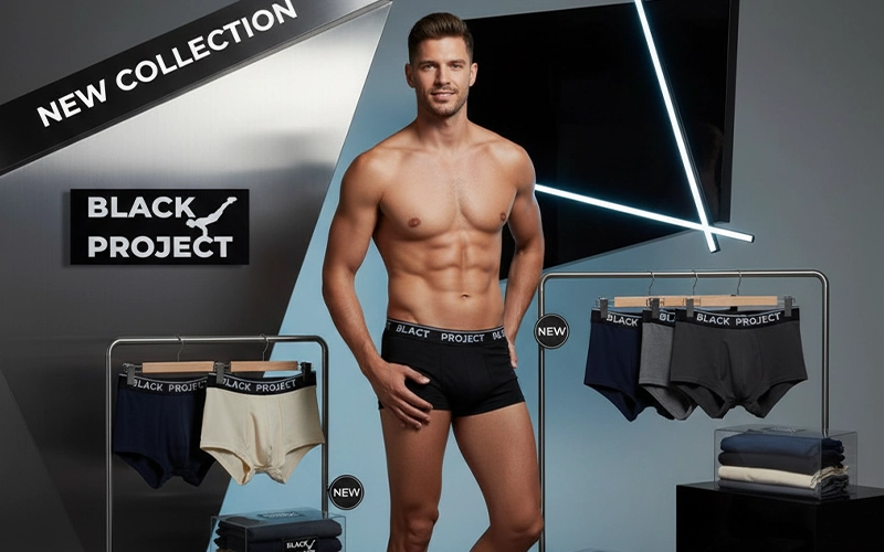 Black Project — новые модели мужского белья от Valenta
