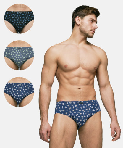 Трусы мужские слипы Rogers 508-69 хлопок, эластан размеры M, L, XL, 2XL