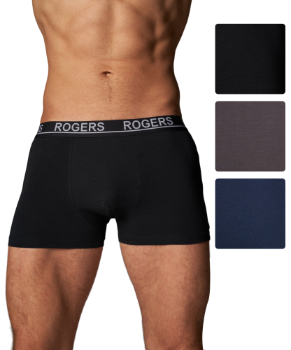 Трусы мужские боксеры Rogers 80429 хлопок, эластан размеры M, L, XL, 2XL