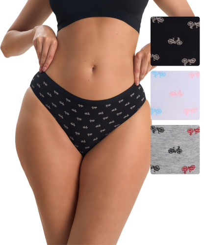 Трусы женские слипы Cherry Girl 61553 хлопок, эластан размеры S, M, L, XL