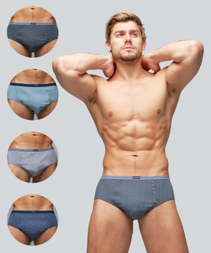 Трусы мужские слипы Rogers 8815 хлопок, эластан размеры 3XL, 4XL, 5XL