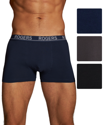 Трусы мужские боксеры Rogers 80890-01 хлопок, эластан размеры M, L, XL, 2XL, 3XL, 4XL, 5XL