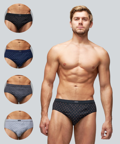 Трусы мужские слипы Rogers 8820 хлопок, эластан размеры 3XL, 4XL, 5XL