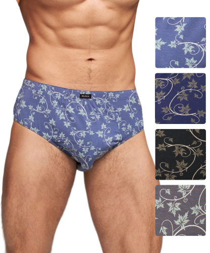 Трусы мужские слипы Black Project 75001 хлопок, эластан размеры 4XL, 5XL, 6XL