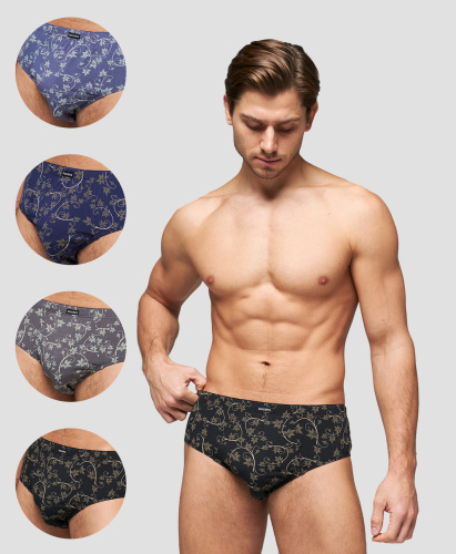 Трусы мужские слипы Rogers 85001 модал, эластан размеры 3XL, 4XL, 5XL