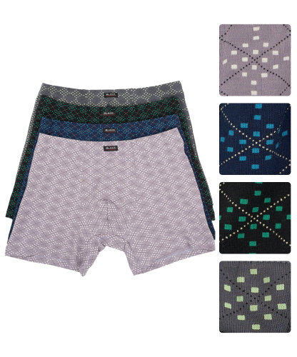 Трусы мужские боксеры Black Project 7726 (без вешалок) хлопок, эластан размеры L, XL, 2XL, 3XL