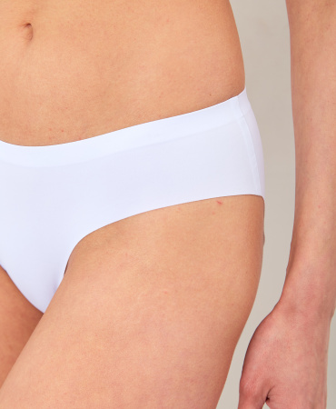 Трусы женские слипы Cherry Girl PJ001 нейлон белый размеры S, M, L, XL