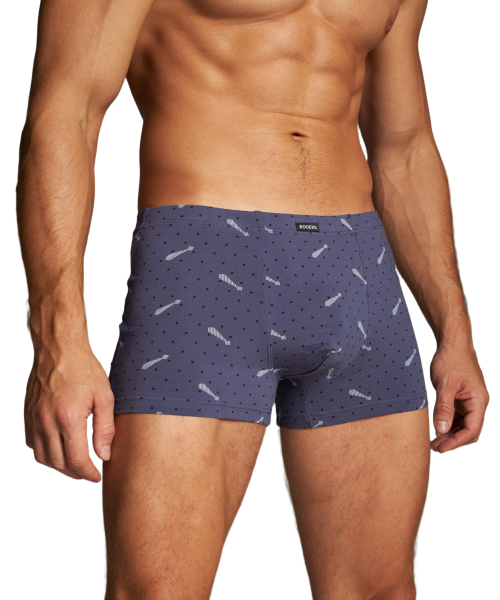 Трусы мужские боксеры Rogers 80468 хлопок, эластан размеры M, L, XL, 2XL