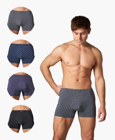 Трусы мужские боксеры Rogers 80457 хлопок, эластан размеры M, L, XL, 2XL