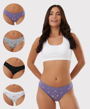 Трусы женские слипы Cherry Girl M081 модал, эластан размеры S, M, L, XL