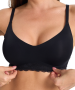 Топ-бюстье бюстгальтер бесшовный Vanessa for me S008 нейлон, эластан черный размеры S, M, L, XL