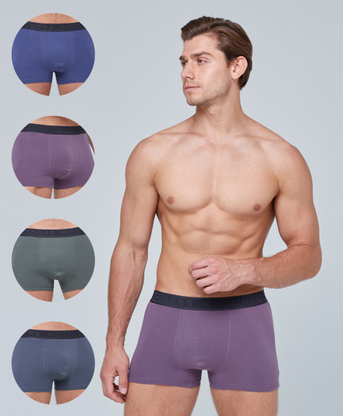 Трусы мужские боксеры Rogers 8976 хлопок, эластан размеры 3XL, 4XL, 5XL