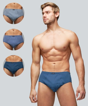 Трусы мужские слипы Rogers 8818 хлопок, эластан размеры 3XL, 4XL, 5XL