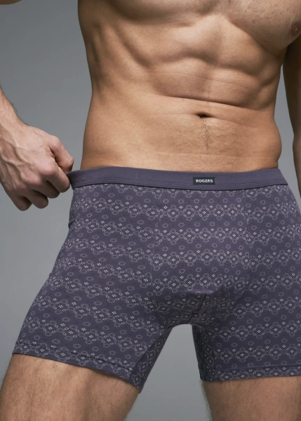 Трусы мужские боксеры Rogers 8724 хлопок, эластан размеры M, L, XL, 2XL