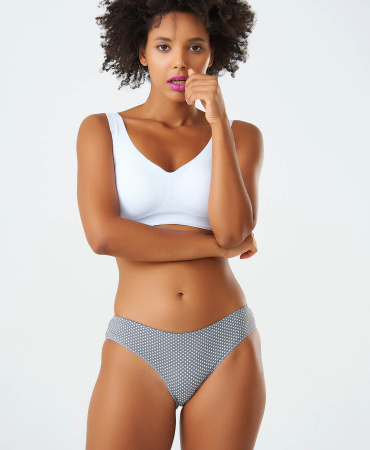 Трусы женские слипы (Оверлок по краям) Cherry Girl 61227 хлопок, эластан размеры S, M, L, XL