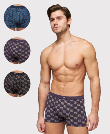 Трусы мужские боксеры Rogers 80239 хлопок, эластан размеры M, L, XL, 2XL