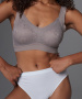 Топ-бюстье бюстгальтер бесшовный Vanessa for me BT005 полиамид, эластан серый размеры S, M, L, XL