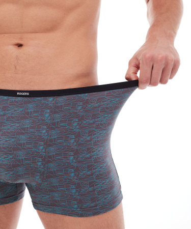 Трусы мужские боксеры Rogers 8349 модал, эластан размеры M, L, XL, 2XL