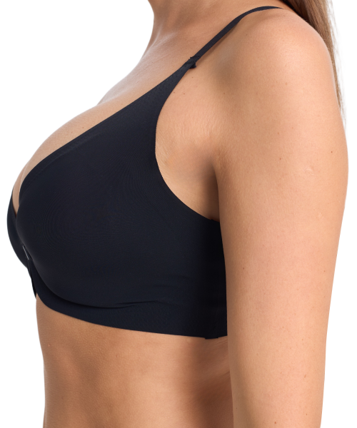 Топ-бюстье бюстгальтер бесшовный Vanessa for me S013 нейлон, эластан черный размеры S, M, L, XL