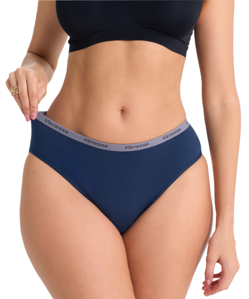 Трусы женские слипы Vanessa for me 6802-107 хлопок, эластан размеры M, L, XL, 2XL, 3XL, 4XL