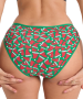 Трусы женские слипы Cherry Girl 61523 хлопок, эластан новогодний принт размеры S, M, L, XL