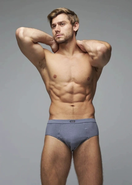 Трусы мужские слипы Rogers 8819 хлопок, эластан размеры 3XL, 4XL, 5XL