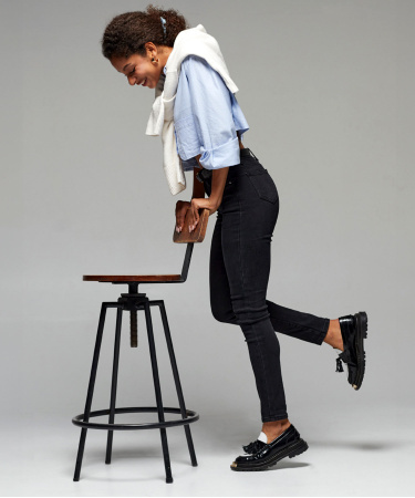 Джинсы женские Vanessa 23082 скинни черный размеры 25, 26, 27, 28, 29, 30, 31, 32, 33, 34, 36, 38