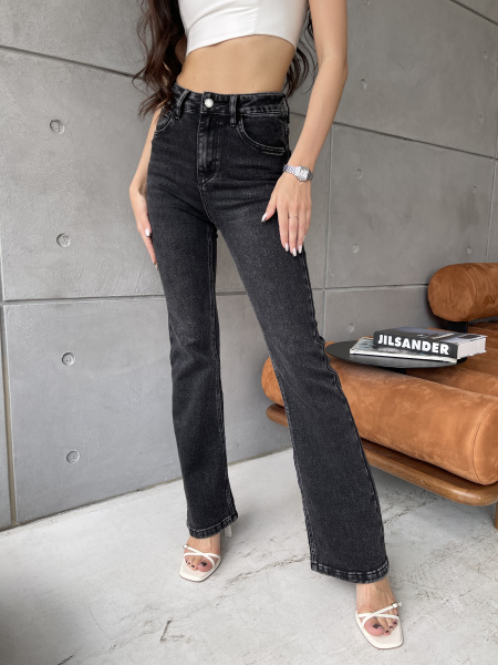 Джинсы женские Vanessa 24053 клеш размеры 25, 26, 27, 28, 29, 30, 31, 32