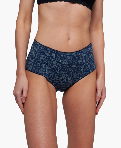 Трусы женские шорты Cherry Girl 6803-78 хлопок, эластан размеры L, XL, 2XL, 3XL