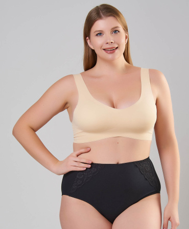 Трусы женские слипы Vanessa for me 6925 хлопок, эластан размеры XL, 2XL, 3XL