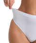 Трусы женские бесшовные с высокой посадкой Vanessa GB-001 нейлон, эластан белый размеры S, M, L, XL