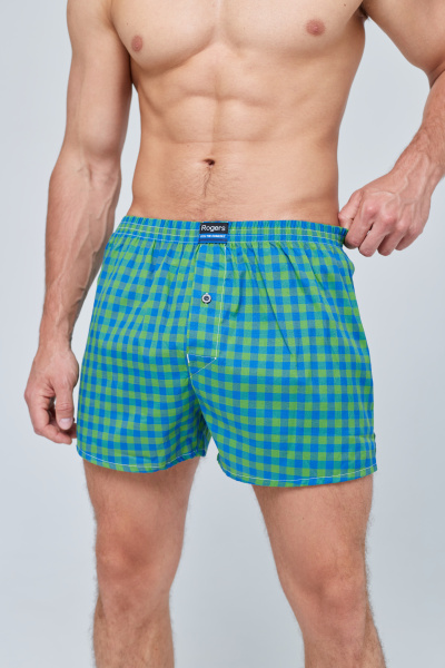 Трусы мужские боксеры семейные Rogers 5523 хлопок размеры M, L, XL, 2XL, 3XL, 4XL, 5XL