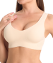 Топ-бюстье бюстгальтер бесшовный Vanessa for me BT001 нейлон, эластан бежевый размеры XS, S, M, L, XL, 2XL