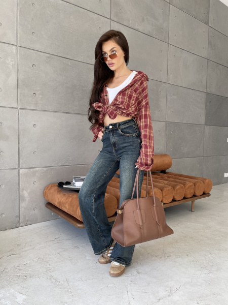 Джинсы женские Vanessa 24051 багги размеры 25, 26, 27, 28, 29, 30, 31, 32