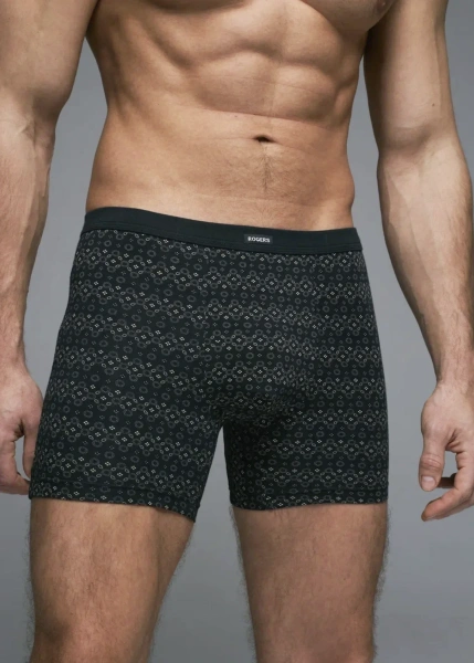 Трусы мужские боксеры Rogers 8724 хлопок, эластан размеры M, L, XL, 2XL