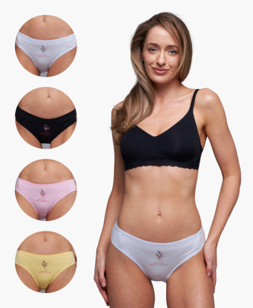 Трусы женские слипы Cherry Girl 61319 хлопок, эластан размеры S, M, L, XL