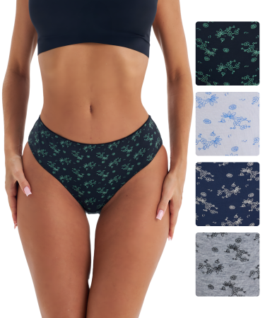 Трусы женские слипы Vanessa 6802-65 хлопок, эластан размеры S, M, L, XL, 2XL