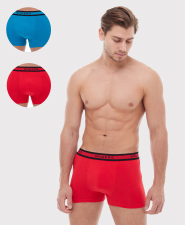Трусы мужские боксеры Rogers 80226 хлопок, эластан размеры M, L, XL, 2XL