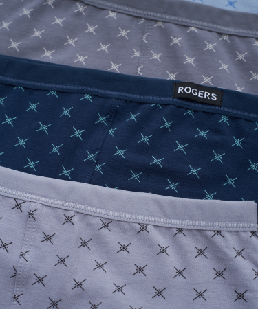Трусы мужские боксеры Rogers 80466 хлопок, эластан размеры M, L, XL, 2XL