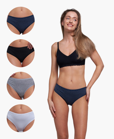 Трусы женские слипы Cherry Girl 61556 хлопок, эластан размеры S, M, L, XL