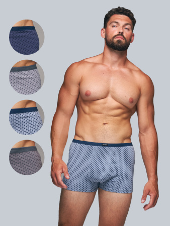 Трусы мужские боксеры Rogers 80452 хлопок, эластан размеры M, L, XL, 2XL